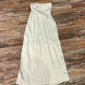 Hello Molly white satin dress